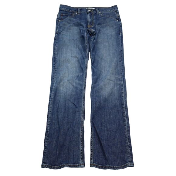 Quiksilver Jeans Womens 29 Blue Mid Rise 5 Pocket Design Straight Cut Pants - Picture 1 of 16